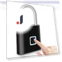 Fingerprint Lock with USB Charging — Locks, ZJM Mall