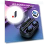 Wireless Bluetooth Earbuds with LED Display — In-Ear Headphones, Puntos Electronics