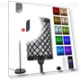 Modern Crystal Floor Lamp with RGB Color Changing Light — Overhead Lighting, TOMTOP JMS