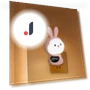 Night Light with Cute Rabbit Design — Night Lights, Binchi Lighting Appliances