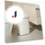 Smart Touch Sensor Trash Can with Lid — Kitchen Cans, AI Supermarket