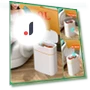 Touch Sensor Trash Can with Narrow Seam — Waste Baskets, DC-Home-2