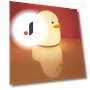 Cute Silicone Night Light with Touch Sensor — Lamps & Shades, Elegant Living House