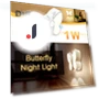 LED Butterfly Night Light with Adjustable Brightness — Night Lights, SMOO
