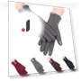 Winter fleece gloves with velvet lining — Glove Liners, shake-home15E