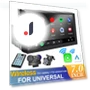 Wireless CarPlay Android Auto 2 Din Car Multimedia Video Player — Stereo Receivers, SageTechnology