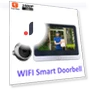 Color Screen TUYA WiFi Hidden Electronic Cat Eye — Smart Home Security, Qichuanxin