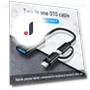 Double OTG Adapter: Type-C to USB for Android — USB-to-USB, AI Supermarket