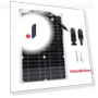 Flexible Solar Panel with Power Bank — Solar Chargers, Stone Home