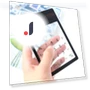 Multicolor Transparent Touch Screen Solar-Powered 8-Bit Mini Calculator — Calculators, A Surname Home