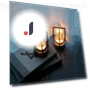 Rechargeable Desk Lamp with Cross — Study & Desk Lighting, Build My Home
