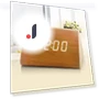 Smart LED Wooden Alarm Clock — Clocks, Comfort Homeware