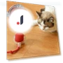 Automatic Rolling Ball Toy with Fake Tail — Cat Playthings, RuJia Home Decor