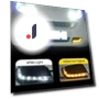 Automotive LED Daytime Running Lights DRL Bulb + Turn Signal — Daytime Running Modules, Rainbow Rain