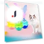 Electric Tumbler Feather Automatic Cat Toy — Cat Playthings, Pet family bucket