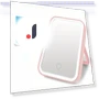 LED Makeup Mirror with Touch Screen — Handheld, AE Selection