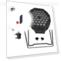 LED Stage Light — Black Light, ZY-jieri