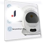 Self-Cleaning Cat Litter Box — Urine Detectors, Rainbow Rain