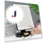 Square Cosmetic Mirror with Light — Compact & Travel, Build My Home