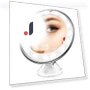 10x Magnifying Mirror with LED Lighting — Handheld, Luminaire Lighting Mall