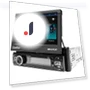 7-inch Wireless Android Auto CarPlay 1Din Video Multimedia MP5 Player — Stereo Receivers, JOHO