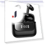 Bluetooth 5.4 Wireless Earbuds with LED Display — Wireless Headsets for Powersports, Junmaocun