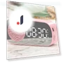 Bluetooth Speaker with Alarm Clock and Smart AI — Portable Audio, Luminaire Lighting Mall