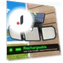 Outdoor Induction Spotlight with Three Heads on Solar Battery — Garden Illumination, Smarter than future