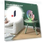 Portable Fan with Colorful Lighting — Portable USB Fans, Luminaire Lighting Mall