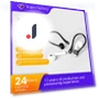 Sports Ear Hooks and Non-Slip Caps — Audio Gear, Smarter than future