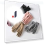 Touchscreen Gloves with Rabbit Fur Lining — Gloves, Female s