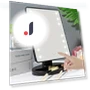 Makeup Mirror with LED Lighting — Compact & Travel, Light makeup