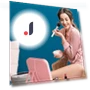 Touchscreen Makeup Mirror — Compact & Travel, Light makeup