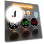 Glowing Electronic Car Clock — Clock, Chic Home