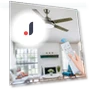 Modern ceiling fan with light — Ceiling Fans, Seahorse Home