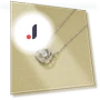 Double C Beating Heart Fashion Necklace — Men's Necklaces, Fashion footsteps