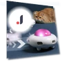 Electronic UFO Smart Funny Cat Turntable Toy — Interactive Animal Companions, Seahorse Home