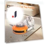 Interactive UFO-Shaped Slow Feeder with Ball Track — Slow Feed, Kitty Cat House