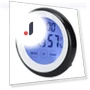 Round Digital Alarm Clock with Temperature and Humidity Display — Alarms & Clocks, Tooarts