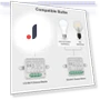 Wifi ZigBee Wireless 1/2 Gang Module Mini Dimmer Interrupter — Smart Home Modules, HIMOJO