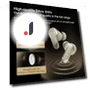 Wireless Earbuds with Color LED Display and Touch Noise Cancellation — In-Ear Headphones, Plus-size underwear Home
