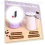 Magnetic Self-Stirring Mug — Beverage Warmers, DC-HOME-4
