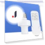 Screw-in E27 Socket with Wireless Remote Control and Timer Function — Smart Home Modules, Smarter than future