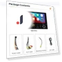 Universal 6.86-inch HD Touchscreen CarPlay Auto 2 Din Multimedia Video Player — Navigation & GPS Accessories, Auto Launcher