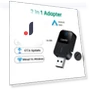 2-in-1 Wired Wireless Adapter for Carplay Android Auto — Car Essentials, Simplistic Living Home