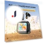Noise Cancelling Bluetooth Earbuds with Color Touch Screen — In-Ear Headphones, QUEED