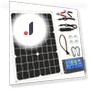 Portable Solar Panel Kit with Charge Controller — Solar & Wind Power, Fashion Jelewery