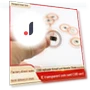 Transparent 25mm NFC Coin Card — Biometric Security, AI Supermarket
