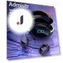 Wireless Bluetooth Headset with Mini LED Touch Display — In-Ear Headphones, Admisitr