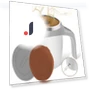 Automatic Magnetic Stirring Mug — Beverage Warmers, DC-Home-2
